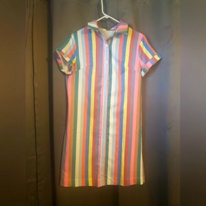 Boutique Striped Small Dress